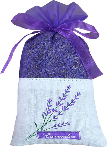 Sanrich 50 bolsas de lavanda vacías de gasa morada, sacos de algodón y ramio (morado profundo)