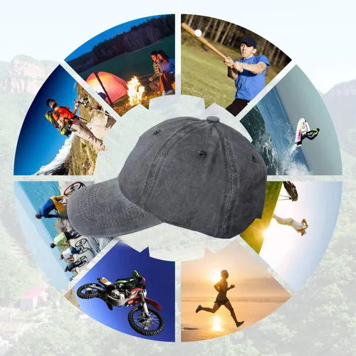 Miniatura 7 de Baeball Hat for Women Men Vintage Adjustable Baseball Cap Low Profile Dad Hat