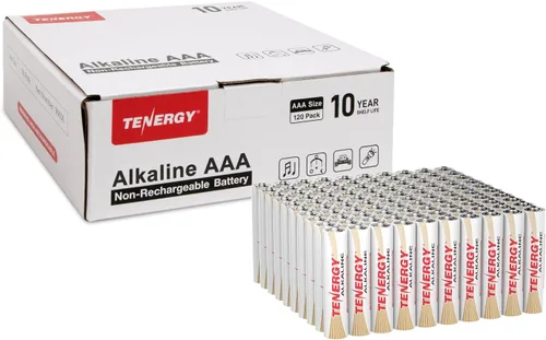 Miniatura 14 de Tenergy Batería alcalina AA de 1.5 V no recargable para relojes, controles remotos, juguetes y dispositivos electrónicos, pilas AA de repuesto, 24