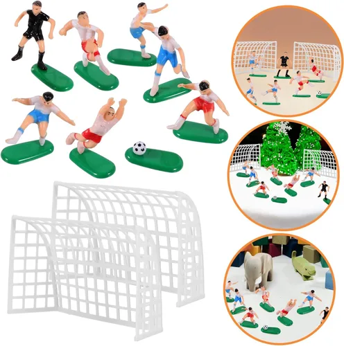 Miniatura 9 de DOITOOL Kit de decoración de fútbol de 8 piezas, decoración de pastel de fútbol, decoración de pastel de fútbol, decoración de pastel de fútbol