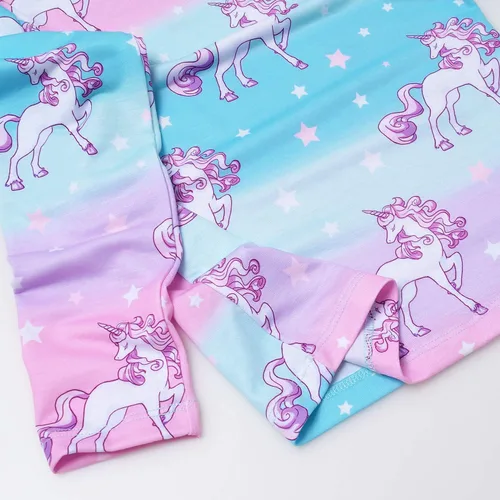 Miniatura 5 de Jxstar Conjunto de pijama para niñas, ropa de dormir de algodón para otoño e invierno