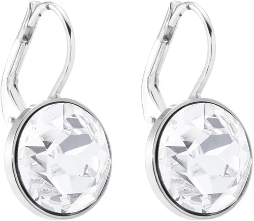 Miniatura 3 de Swarovski Bella Aretes pequeños de cristal enchapados en rodio