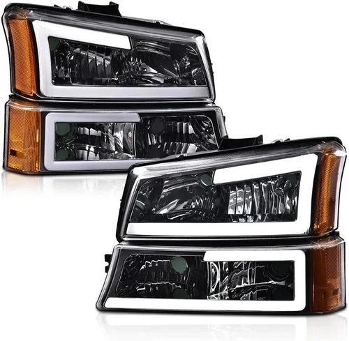 Miniatura 13 de PIT66 Faros LED, Compatible con 2003-2006 Chevy Silverado 1500 2500 3500 HD 2003 2004 2005 2006, Compatible con 2003-2006 Chevy Avalanche 1500 2500