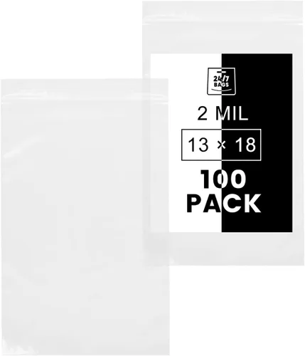 Miniatura 11 de Bolsas de plástico de polietileno transparentes con cierre de cremallera resellable de 6" x 9" (1000 bolsas) de 2 mil