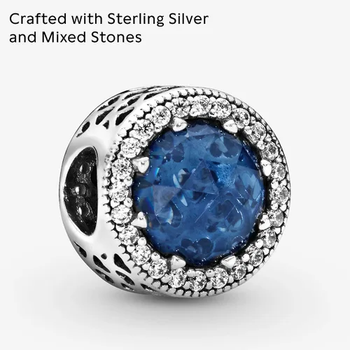 Miniatura 3 de Pandora Encanto radiante Corazones con Moonlight Blue