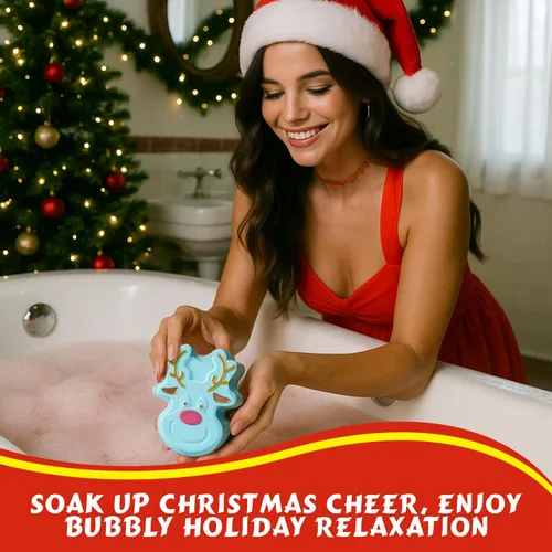 Miniatura 6 de Calendario de Adviento de Navidad 2025 Bombas de Baño Regalos para Niños - 12 PIEZAS Bombas de Baño de Burbujas Sorprendentes Adentro, Calendario