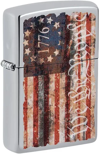 Zippo encendedores con la bandera de EE. UU.