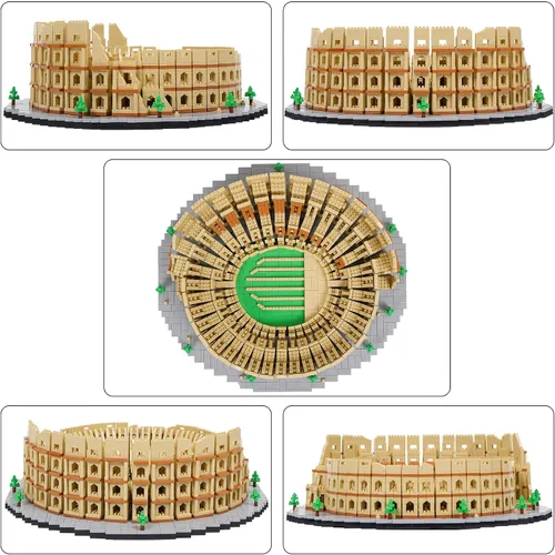 Miniatura 5 de Juego de bloques de construcción Modelo Arco del Triunfo Micro Bloques de construcción 2020 PCS Kit de construcción de arquitectura famosa, regalos