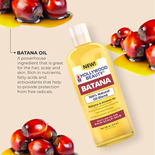 Miniatura 2 de Hollywood Beauty Aceite de batana para cabello, cuero cabelludo y piel (8 fl oz)