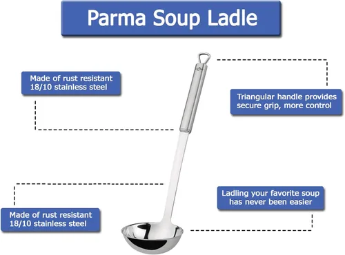 Miniatura 14 de Küchenprofi Parma Espátula / Turner, 13.5", Plata
