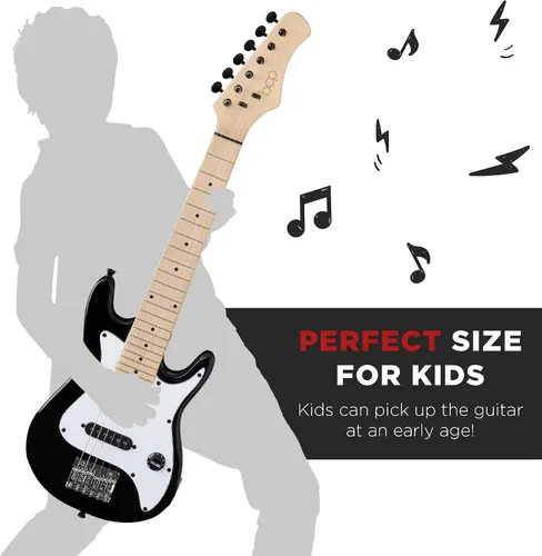 Miniatura 3 de Best Choice Products - Kit de guitarra eléctrica infantil de 30 pulgadas para principiantes con amplificador de 5W, correa, funda, cuerdas y púas