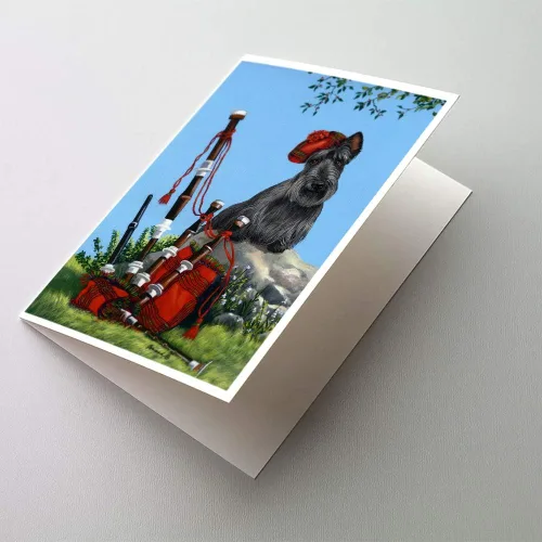Miniatura 173 de Caroline's Treasures PPP3013GCA7P - Tarjetas de felicitación y sobres para mascotas de Basset Hound Teacher, paquete de 8 tarjetas en blanco