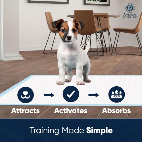 Miniatura 3 de American Kennel Club Almohadillas de entrenamiento para cachorros, 150 unidades, aroma a hierba recién cortada, almohadillas absorbentes a prueba