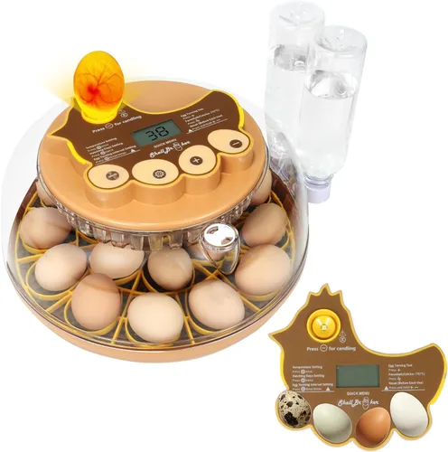 Miniatura 17 de Incubadora de 48 Huevos con Giro Automático y Control de Humedad Incubadora Digital de Aves de Corral para Huevos de Pollo, Pato, Codorniz, Ideal