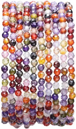 Miniatura 74 de BEADIA Cuentas Facetadas de Piedra Natural Amazonita Rondelle 3x4mm Cuentas Semipreciosas Sueltas para Hacer Joyas 38cm