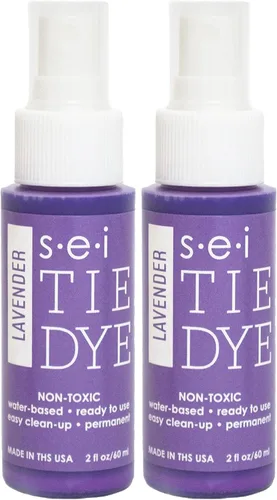 Miniatura 68 de S.E.I. Botella de spray de teñido anudado de caléndula: 2 oz. Spray de tinte de tela no tóxico, tinte permanente para ropa DIY, One Step