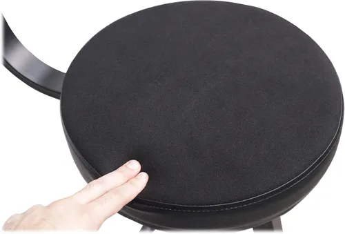 Miniatura 9 de Prox X-GIGCHAIRMK2 - Silla de trono portátil plegable para operador AV para DJ, altura ajustable, con cojín acolchado de terciopelo de 13 pulgadas