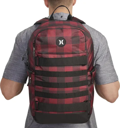 Miniatura 3 de One and Only - Mochila para monopatín, Rojo rítmico, Tamaño único