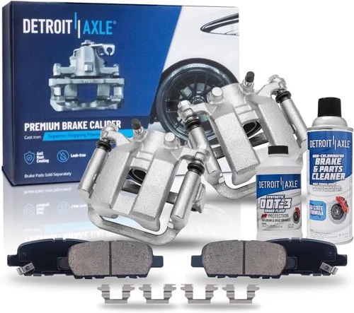 Miniatura 112 de Detroit Axle - Pastillas de Freno para Nissan Altima Sentra 350Z Juke INFINITI G35, Pastillas de Freno Cerámica Delanteras y Traseras Reemplazo