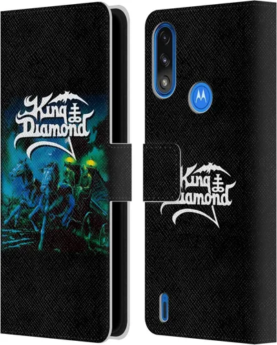 Head Case Designs Funda de piel con licencia oficial de King Diamond Abigail para álbum compatible con Moto E7 Power/Moto E7i Power