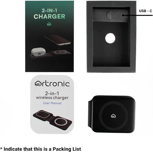 Miniatura 8 de Cargador portátil para Magsafe - Cargador de viaje para iPhone - Estación de carga plegable 2 en 1 para múltiples dispositivos Apple - Almohadilla