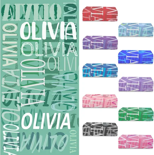 Miniatura 12 de Toallas de playa personalizadas con nombre para niños y adultos, toallas de viaje personalizadas de microfibra para baño y piscina