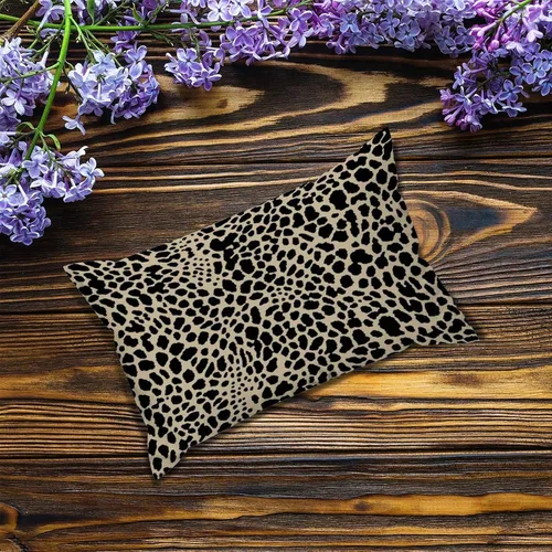 Miniatura 5 de Fundas de almohada con estampado de leopardo y guepardo negro y marrón, 12 x 18 pulgadas, fundas de cojín de granja para sofá, sala de estar