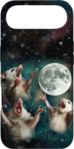 Miniatura 26 de Three Possum Moon 3 Opossum Funny Weird Cursed Meme Case para iPhone 17
