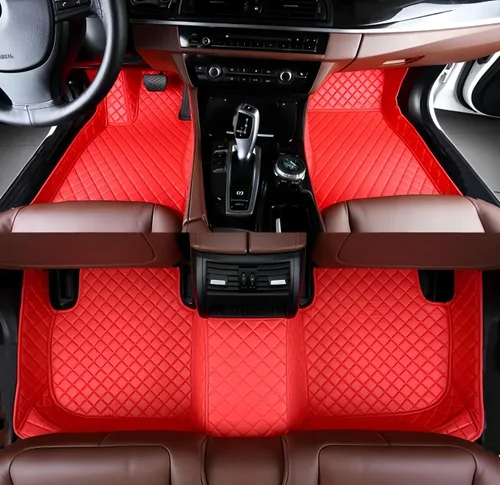 Miniatura 6 de Alfombrillas de Piso de Automóvil de Ajuste Personalizado por SARAHS - Cuero PU Impermeable de Cobertura Completa para la Mayoría de Automóviles