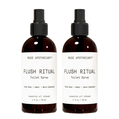 Miniatura 40 de Muse Apothecary Flush Ritual - Aerosol para inodoro aromático y refrescante, usar antes de ir, 2 onzas, infundido con aceites esenciales naturales