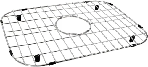 LQS Rejilla de fregadero y rejilla inferior del fregadero, protector de fregadero para fregaderos de cocina de acero inoxidable de 19 1/16 x 13 3/4