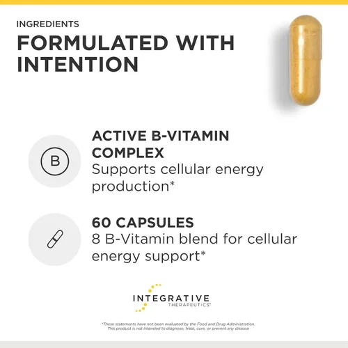 Miniatura 4 de Cápsulas Active-b Integrative Theraputics, 60 unidades, Amarillo, 1, 1