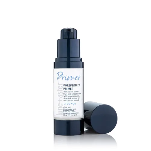 Lune+Aster Primer PorePerfect: difumina y difunde la apariencia de poros, líneas finas y arrugas, al tiempo que proporciona un suave efecto