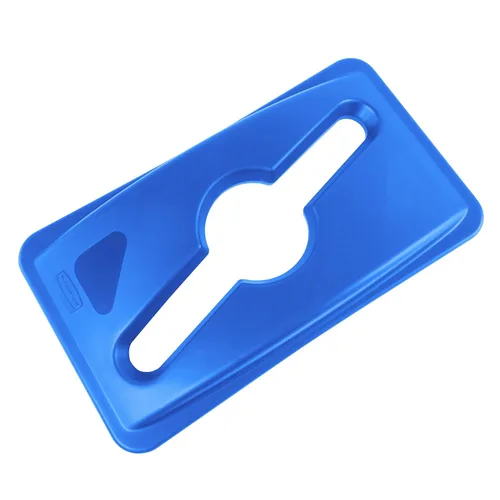 Miniatura 7 de Rubbermaid Commercial Products Tapa de Bote de Basura Slim Jim, Verde, Tapa de Residuos para Papel/Botella/Lata Compatible con Contenedor