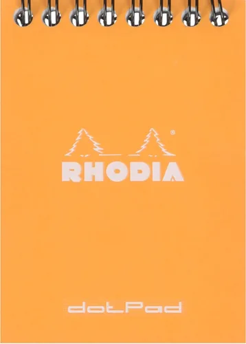 Miniatura 22 de Rhodia Bloc de notas encuadernado con alambre, A4, punto - negro (185039C)