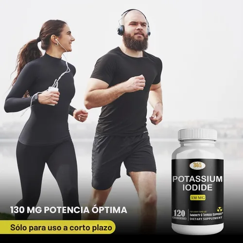 Miniatura 12 de Potasio Yoduro 130 mg - Tabletas de KI - Potasio 130 mg - Píldoras de Yodo de Potasio Fabricadas en EE. UU. YODO Naciente, Yoduro de potasio - 120