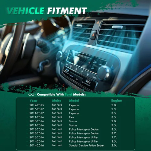 Miniatura 8 de SCITOO Repuesto de actuador de puerta de mezcla de calentador HVAC para Ford Explorer 2011-2017, para Ford Flex 2011-2016, para Ford para Police