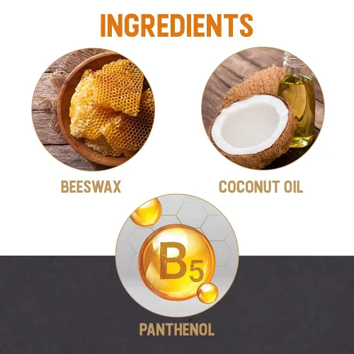 Miniatura 5 de Woody's Bálsamo para barba 2 en 1 para hombres – Suavizante de barba para hombres y cera de estilo, acondicionador e hidratante de cera de abeja