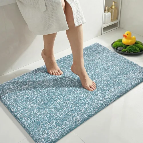Miniatura 57 de Yimobra Alfombra de baño acolchada antifatiga, antideslizante, lavable, de microfibra suave y densa para lavabo, ducha, pies cansados, cómodo