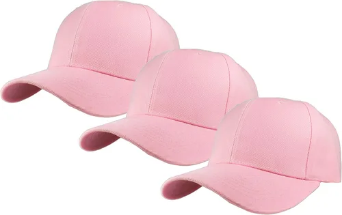 Miniatura 24 de Gelante - Gorra lisa de béisbol ajustable con correa trasera (3 unidades)
