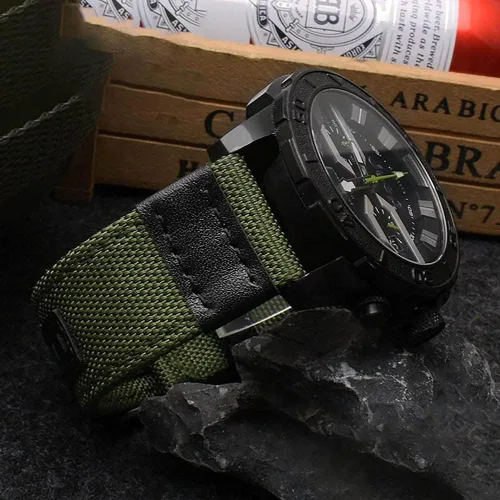 Miniatura 6 de Olytop Correa de repuesto deportiva de nailon resistente militar para Samsung Galaxy Watch Ultra de 1.850 in (2024/2025), para hombres y mujeres