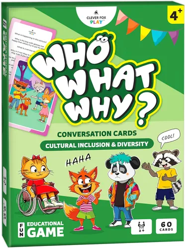 Tarjetas de inclusión y diversidad cultural para niños - Juego SEL para empatía, discapacidad, conciencia social y habilidades de afrontamiento -