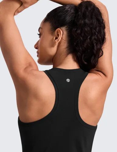 Miniatura 5 de CRZ YOGA - Camisetas sin mangas con espalda cruzada para mujer - Camisetas atléticas para gimnasio, para correr, sin mangas, transpirables