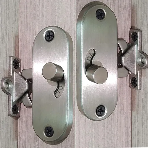 Miniatura 10 de KAFENDA Cerradura de puerta de baño Perno de ventana Gabinete de ventana Pestillo de seguridad giratorio Aleación de zinc con tornillo negro