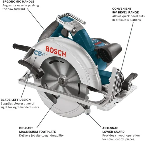 Miniatura 2 de Bosch Sierra circular CS10 de 7-1/4 pulgadas