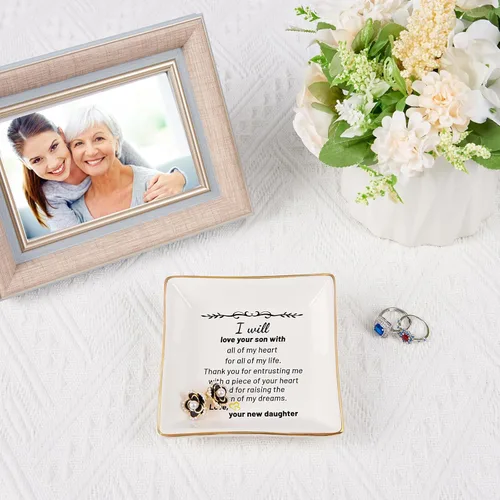 Miniatura 2 de Spegiffu Regalos para la madre del novio de la novia, regalo de boda para suegra, cumpleaños, Navidad, Día de la Madre, Gracias por criar al hombre