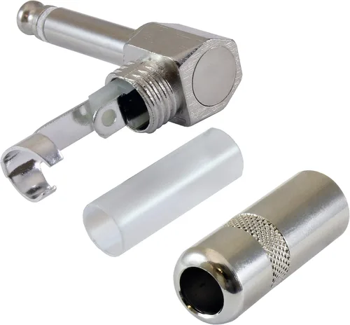 Miniatura 5 de GLS Audio Enchufes de ángulo recto de 1/4 de pulgada TS Mono, estilo resistente para cables de altavoz, cables de conexión, serpientes, enchufe