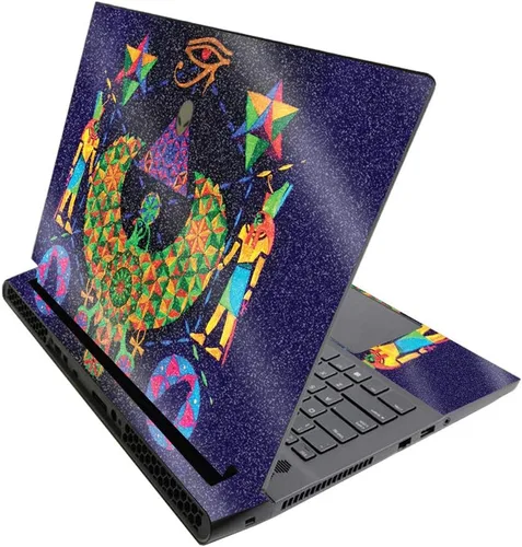 Miniatura 421 de MightySkins - Skin brillante con purpurina para Alienware M17 R3 (2020) y M17 R4 (2021) - Diversión de los años 90 Acabado duradero con purpurina