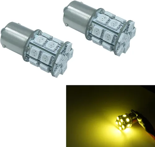 Miniatura 6 de PA 2 bombillas LED azules 13SMD 1156 para señal de giro, marcador lateral, respaldo de parada, luz trasera