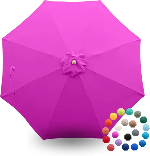 Miniatura 12 de Formosa Covers - Toldo de repuesto para sombrilla de patio de 9 pies - Lona superior de 8 varillas - Tela de paraguas con protección UV 300D